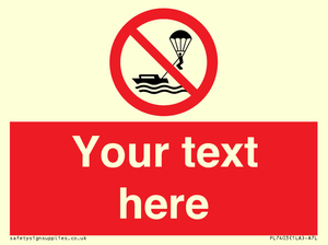 Custom No parasailing